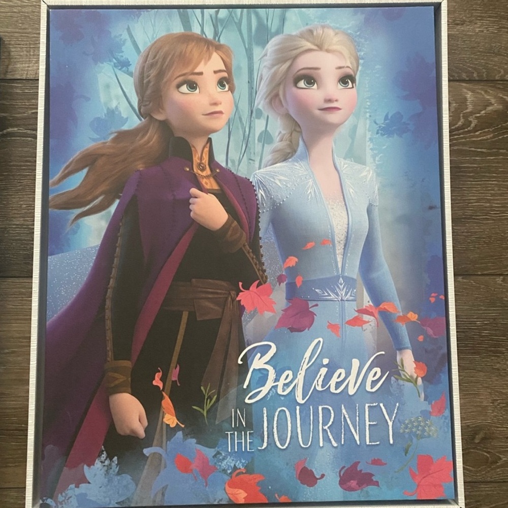 🌞 Sale 3 for $15 Frozen Believe in the Journey / art canvas